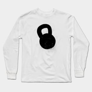 Distressed Kettle Bell Long Sleeve T-Shirt